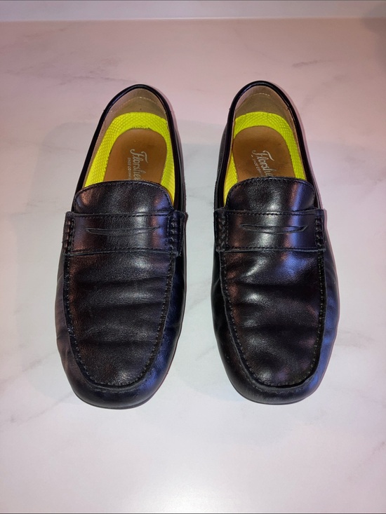 Florsheim Other - Florsheim Motor Smith Black Leather Men's Slip-On Loafers - Men’s US 9